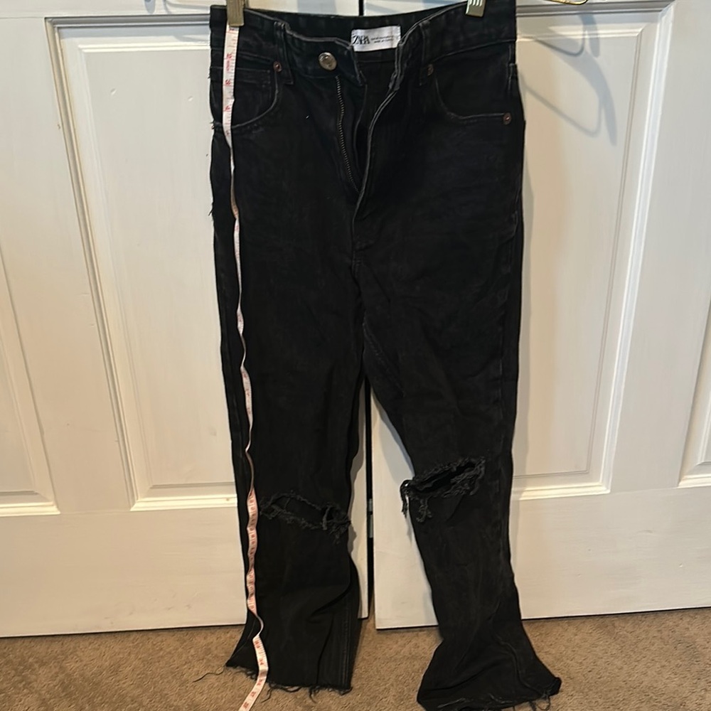 Zara Charcoal Denim Jeans